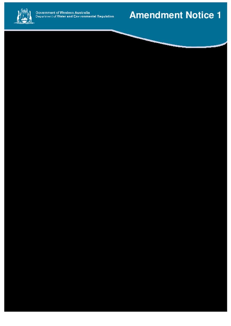 Semini Feedlot Licence Amendment Notice