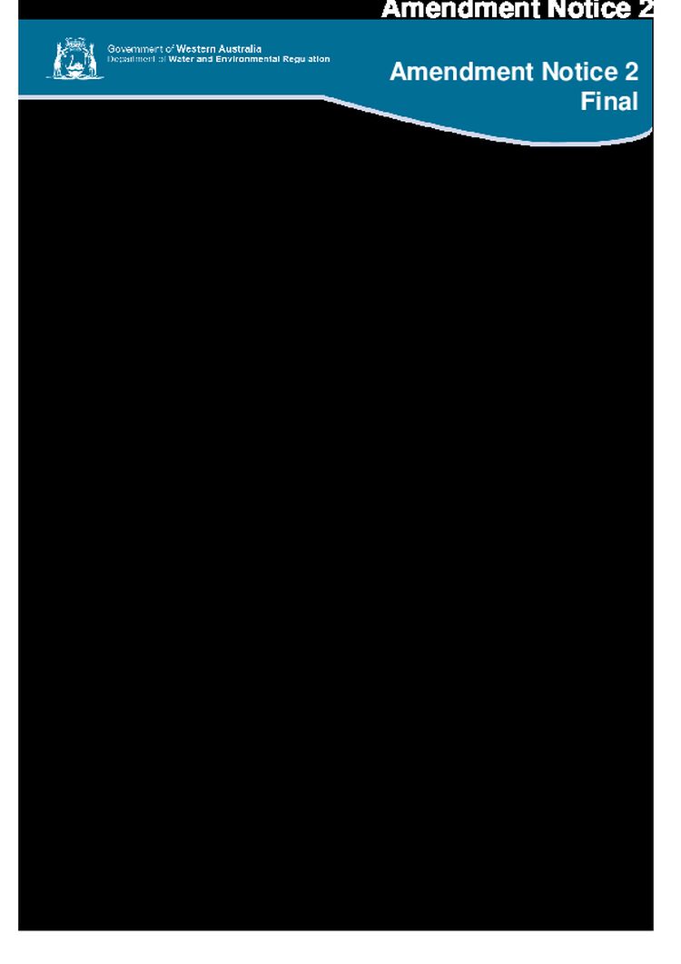 Boyanup Saleyard Licence Amendment 2