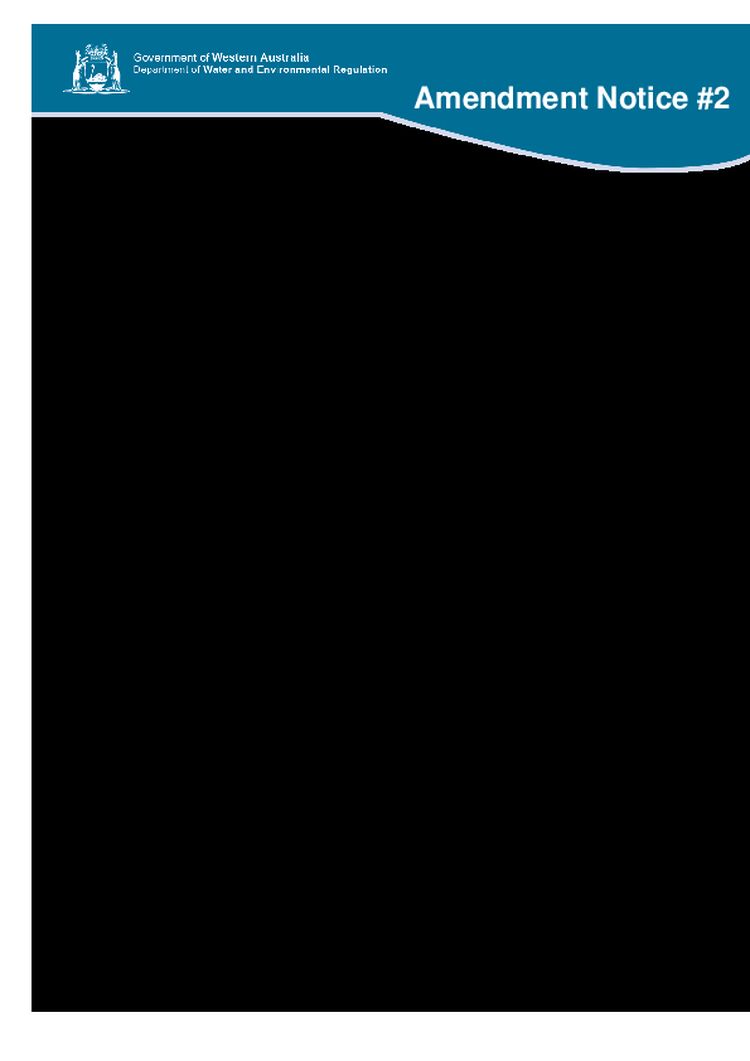 Roebuck Export Depot Licence Amendment