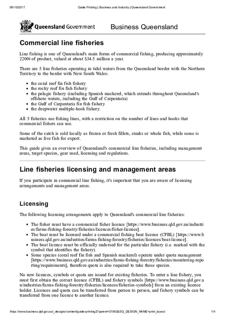 Commercial Line Fisheries - Queensland Government