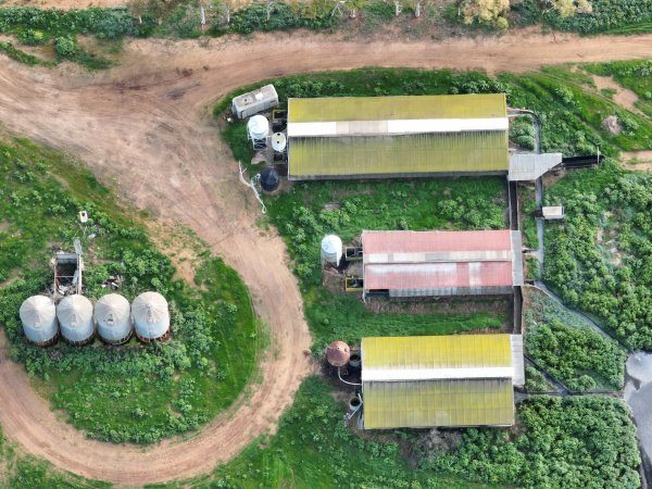 Drone flyover