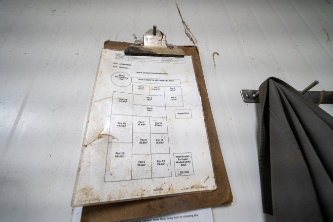 Signs and Instructions At Slaughterhouse