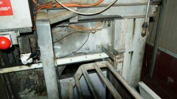 Race leading to gas chamber for pigs - Butina Combi 44 carbon dioxide gas chamber for 'controlled atmosphere killing' of pigs - Captured at JBS Pork Australia (formerly Diamond Valley Pork), Laverton North VIC Australia.