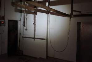Door to chiller room - Gretna Quality Meats, Tasmania - Captured at Gretna Meatworks, Gretna TAS Australia.