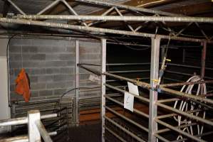 Holding pens - Gretna Quality Meats, Tasmania - Captured at Gretna Meatworks, Gretna TAS Australia.