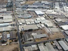 Drone flyover - Captured at JBS Pork Australia (formerly Diamond Valley Pork), Laverton North VIC Australia.