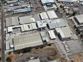 Drone flyover - Captured at JBS Pork Australia (formerly Diamond Valley Pork), Laverton North VIC Australia.