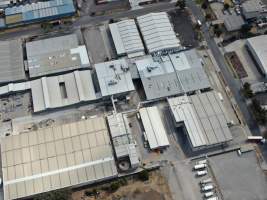 Drone flyover - Captured at JBS Pork Australia (formerly Diamond Valley Pork), Laverton North VIC Australia.