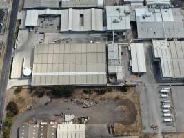 Drone flyover - Captured at JBS Pork Australia (formerly Diamond Valley Pork), Laverton North VIC Australia.