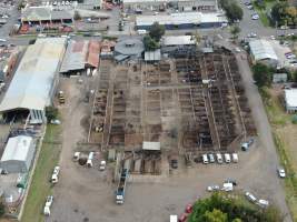 Drone flyover of horse sales - Captured at Camden Livestock Selling Complex, Camden NSW Australia.