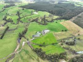 Drone flyover of slaughterhouse - Captured at Scottsdale Pork, Springfield TAS Australia.