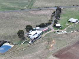 Drone flyover of slaughterhouse - Captured at Gretna Meatworks, Gretna TAS Australia.