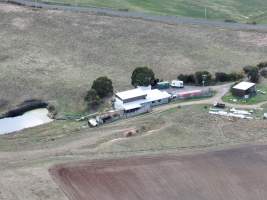 Drone flyover of slaughterhouse - Captured at Gretna Meatworks, Gretna TAS Australia.