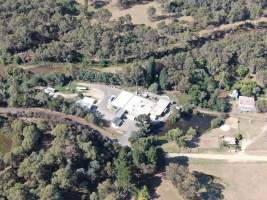 Drone flyover of slaughterhouse - Captured at Game Meats Company Slaughterhouse, Eurobin VIC Australia.