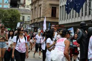 Dominion Animal Rights March 2025 - Photos taken at the Dominion Animal Rights March in 2025, where activists and members of the public marched in the Melbourne CBD for animals exploited within Australia and across the world. - Captured at VIC.