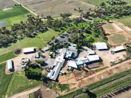 Drone flyover of slaughterhouse - Captured at Cowra Meat Processors, Cowra NSW Australia.