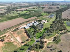 Drone flyover of slaughterhouse - Captured at Cowra Meat Processors, Cowra NSW Australia.