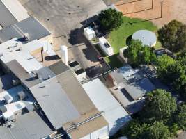 Drone flyover of slaughterhouse - Captured at Cowra Meat Processors, Cowra NSW Australia.