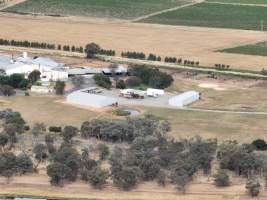 Drone flyover of slaughterhouse - Captured at Cowra Meat Processors, Cowra NSW Australia.