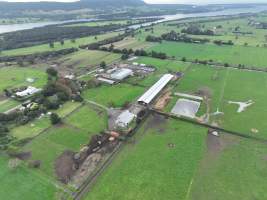 NSW Dairy farms - 2025 - A 2025 drone investigation into dairy farms and calf crates on NSW's South Coast. - Captured at Numbaa Leigh Holsteins, Numbaa NSW Australia.