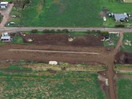 Drone flyover - Golderama Holsteins - Drone photos taken of Golderama Hosteins, which supplies milk to Bega. - Captured at L.B. & M.A. Golder - 'Golderama Holsteins', Jervois SA Australia.