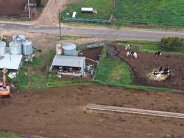 Drone flyover - Golderama Holsteins - Drone photos taken of Golderama Hosteins, which supplies milk to Bega. - Captured at L.B. & M.A. Golder - 'Golderama Holsteins', Jervois SA Australia.