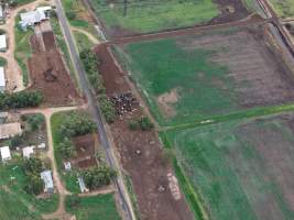 Tripe T Farms Drone flyover - Drone flyover of Triple T Farms dairy, supplier to La Casa Del Formaggio - Captured at Triple T Farms - La Casa Del Formaggio, Jervois SA Australia.