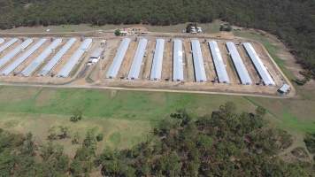 Drone flyover - Captured at Inghams Broiler Farm, Bargo NSW Australia.
