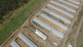 Drone flyover - Captured at Inghams Broiler Farm, Bargo NSW Australia.