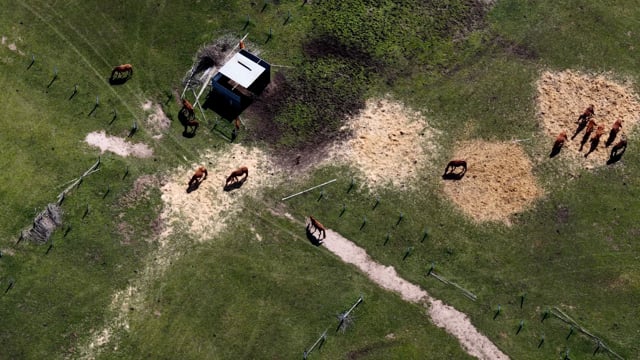 Drone flyover of property - September 2025